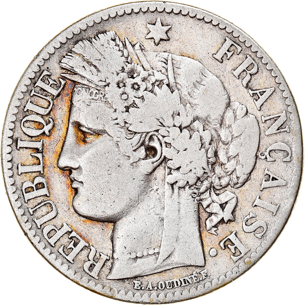 Münze, Frankreich, Cérès, 2 Francs, 1881, Paris, S+, Silber, KM:817.1