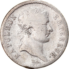 Moneda, Francia, Napoléon I, Franc, 1808, Paris, BC, Plata, KM:682.1