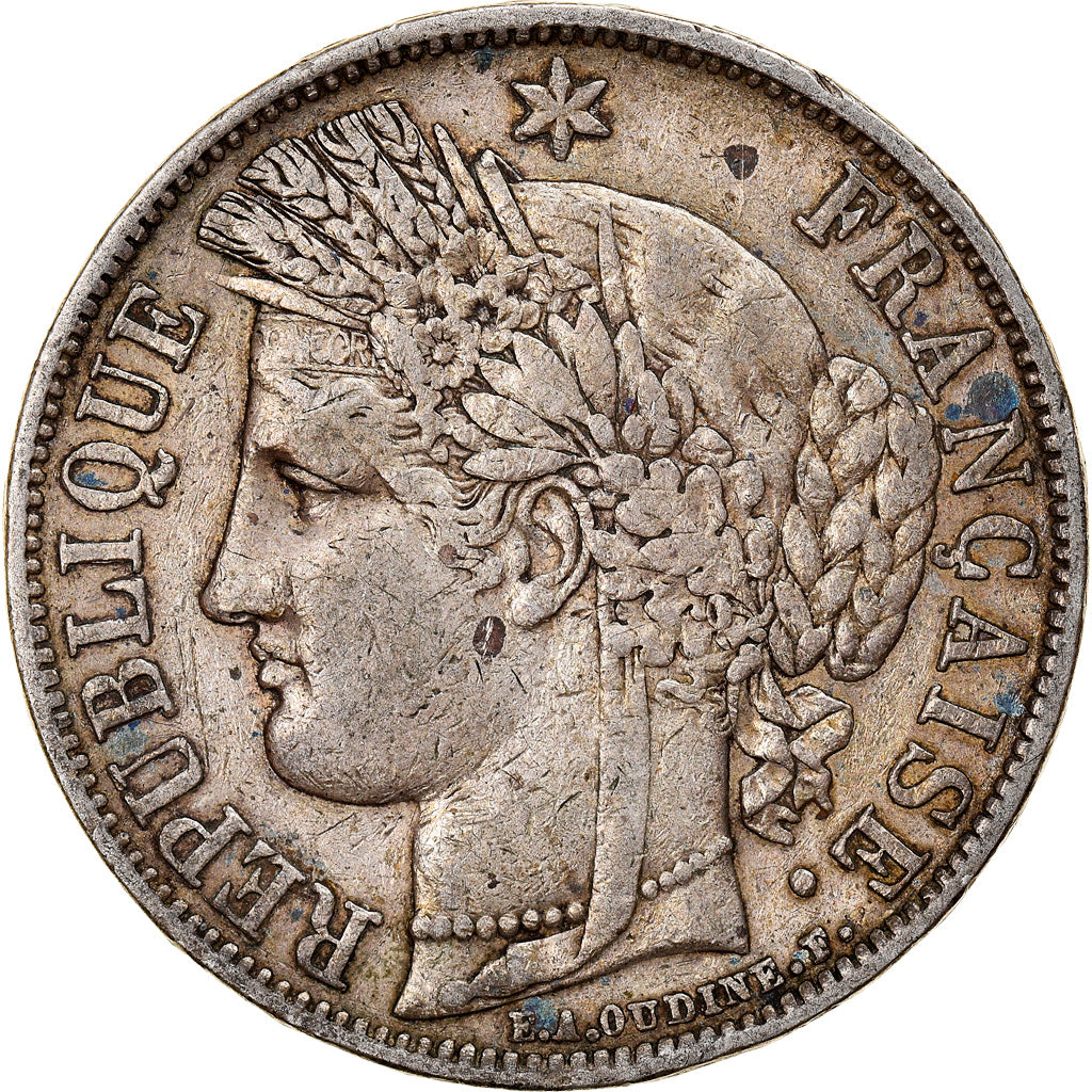 Monnaie, France, Cérès, 5 Francs, 1851, Paris, TB+, Argent, Gadoury:719