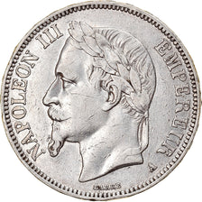 Moneta, Francia, Napoleon III, Napoléon III, 5 Francs, 1867, Paris, BB