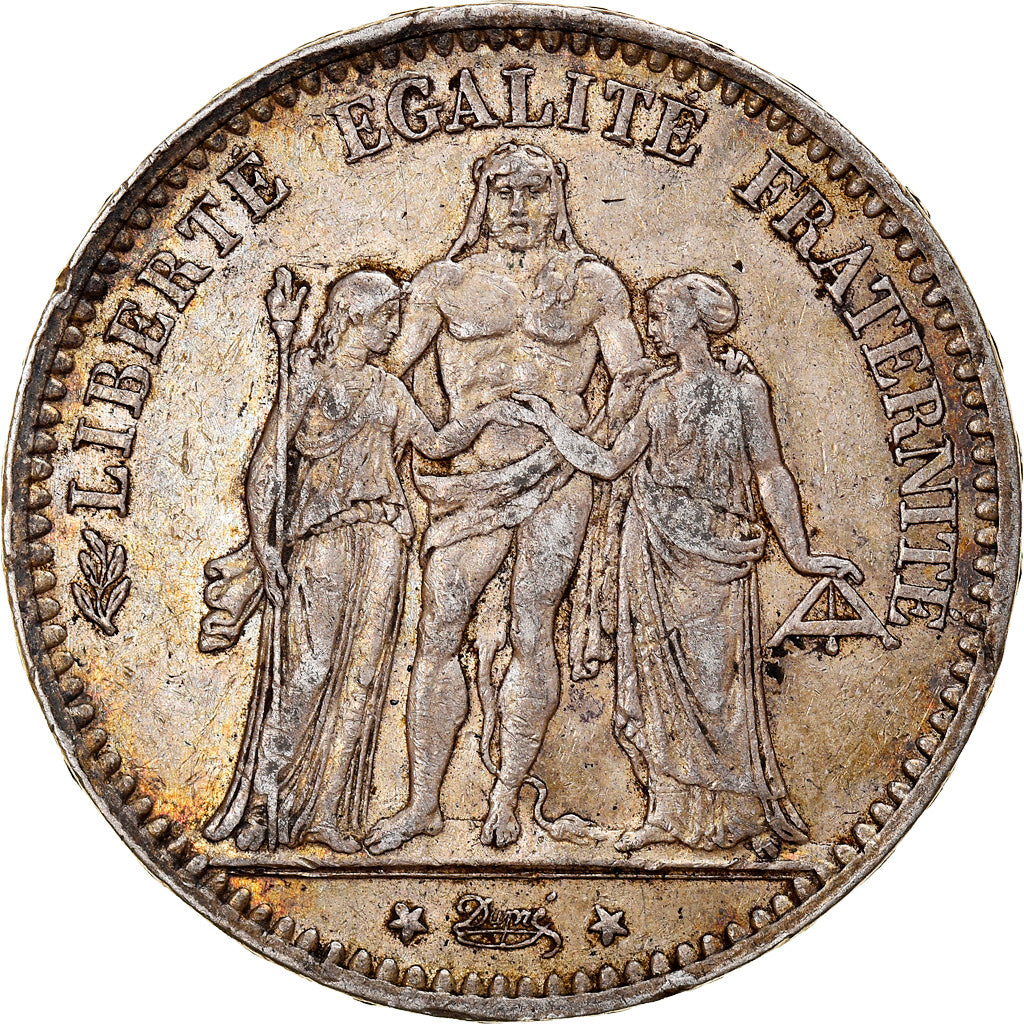 Monnaie, France, Hercule, 5 Francs, 1875, Paris, TTB, Argent, Gadoury:745a