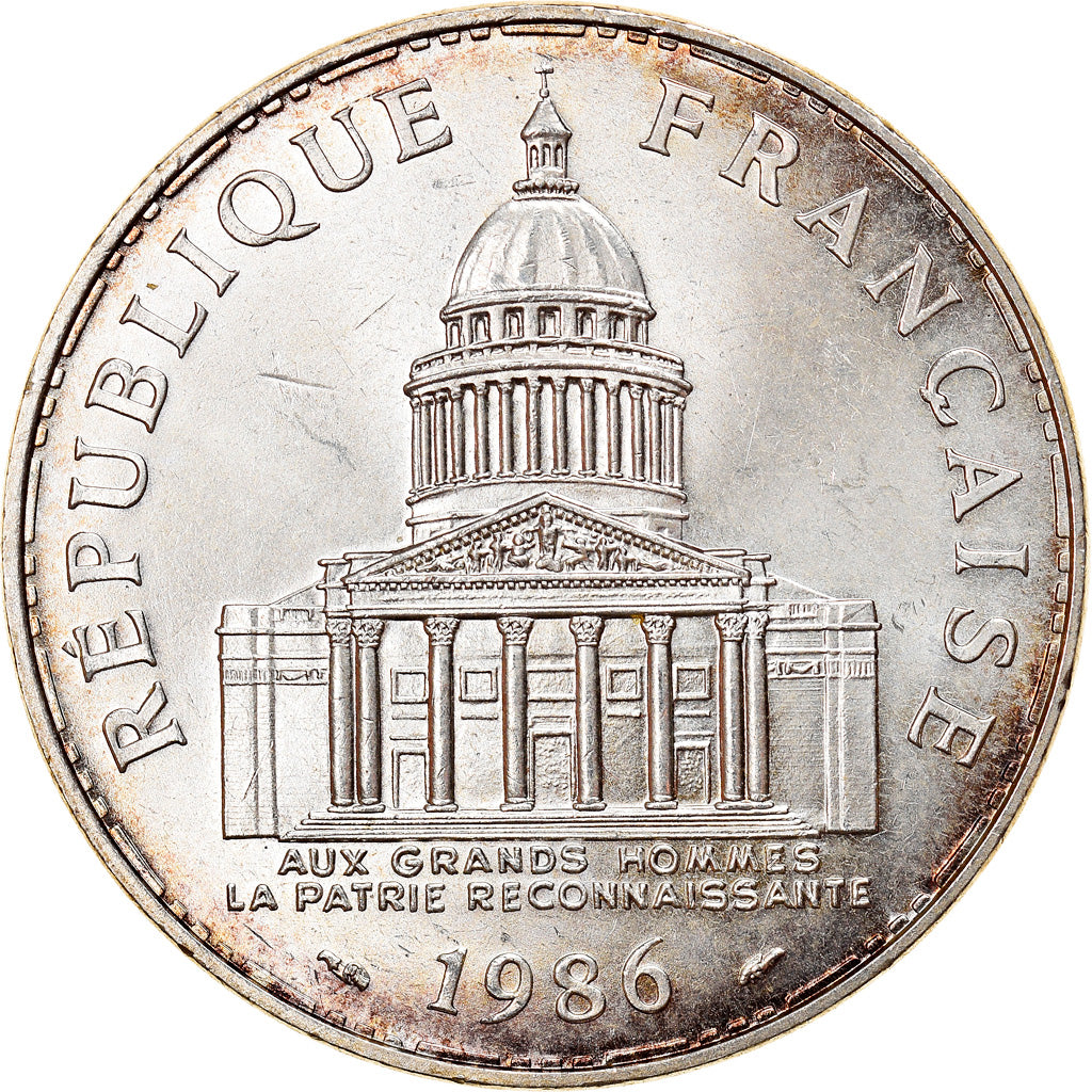 Monnaie, France, Panthéon, 100 Francs, 1986, Paris, SUP+, Argent, Gadoury:898