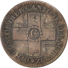 SWISS CANTONS, Batzen, 1826, KM #194.1, VF(20-25), Billon, 2.44
