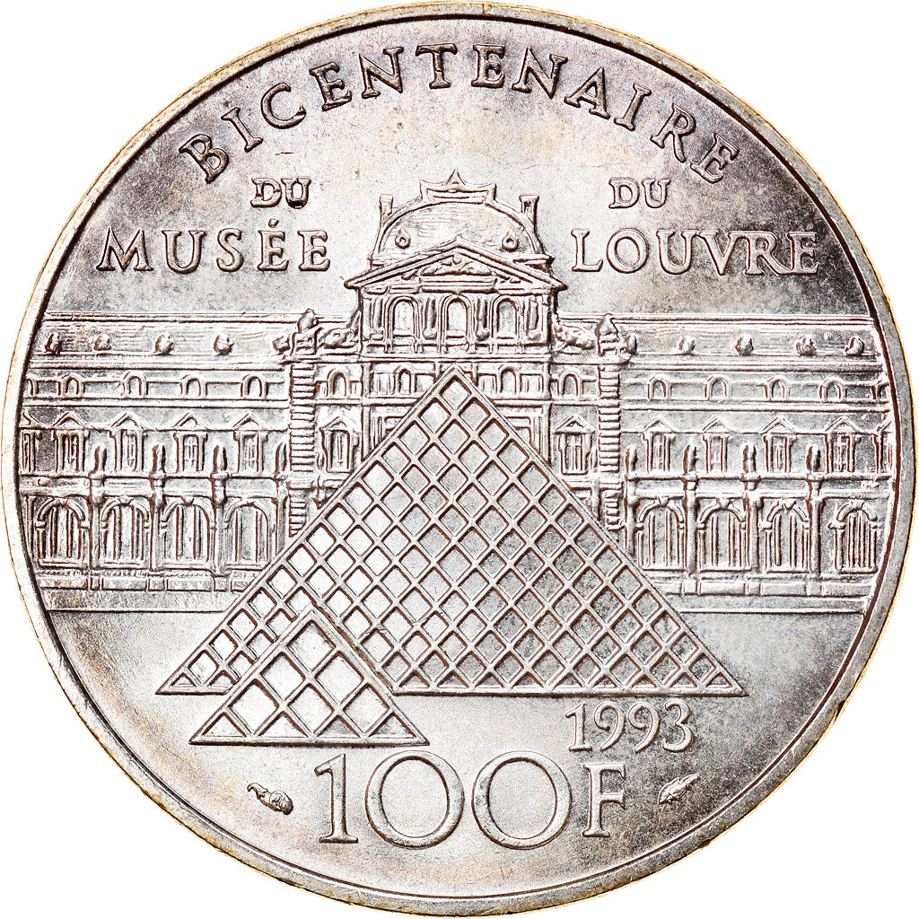 Monnaie, France, Liberté guidant le peuple, 100 Francs, 1993, SPL, Argent