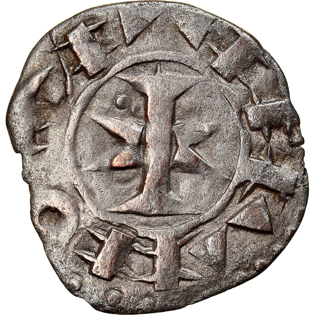 Coin, France, Languedoc, Anonymous, Denier, 12-13th century, Comté de Melgueil