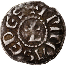 Moneta, Francja, Denier, 1150-1200, Lyon, AU(50-53), Srebro, Duplessy:2537