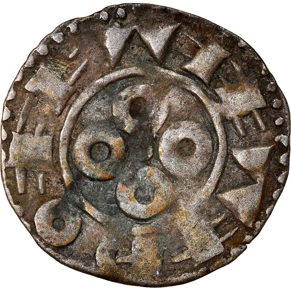 Coin, France, Languedoc, Anonymous, Denier, 12-13th century, Comté de Melgueil