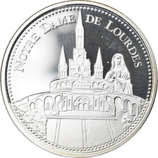 France, Medal, Notre Dame de Lourdes, Arts & Culture, MS(65-70), Silver