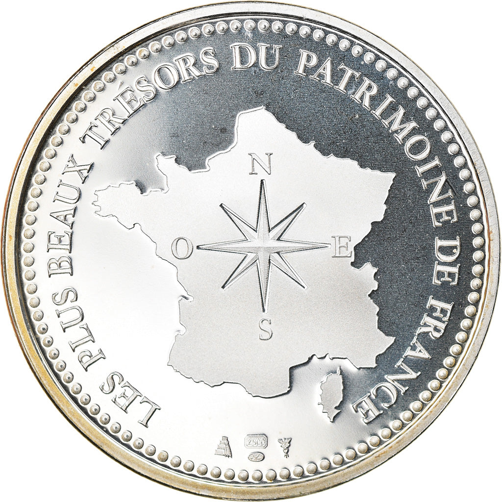 France, Medal, Notre Dame de Lourdes, Arts & Culture, MS(65-70), Silver