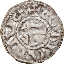 Moeda, França, Bretagne, Conan III, Denier, 1112-1148, Rennes, EF(40-45)