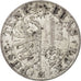 Munten, ZWITSERSE CANTONS, GENEVA, 25 Centimes, 1844, ZF, Billon, KM:129