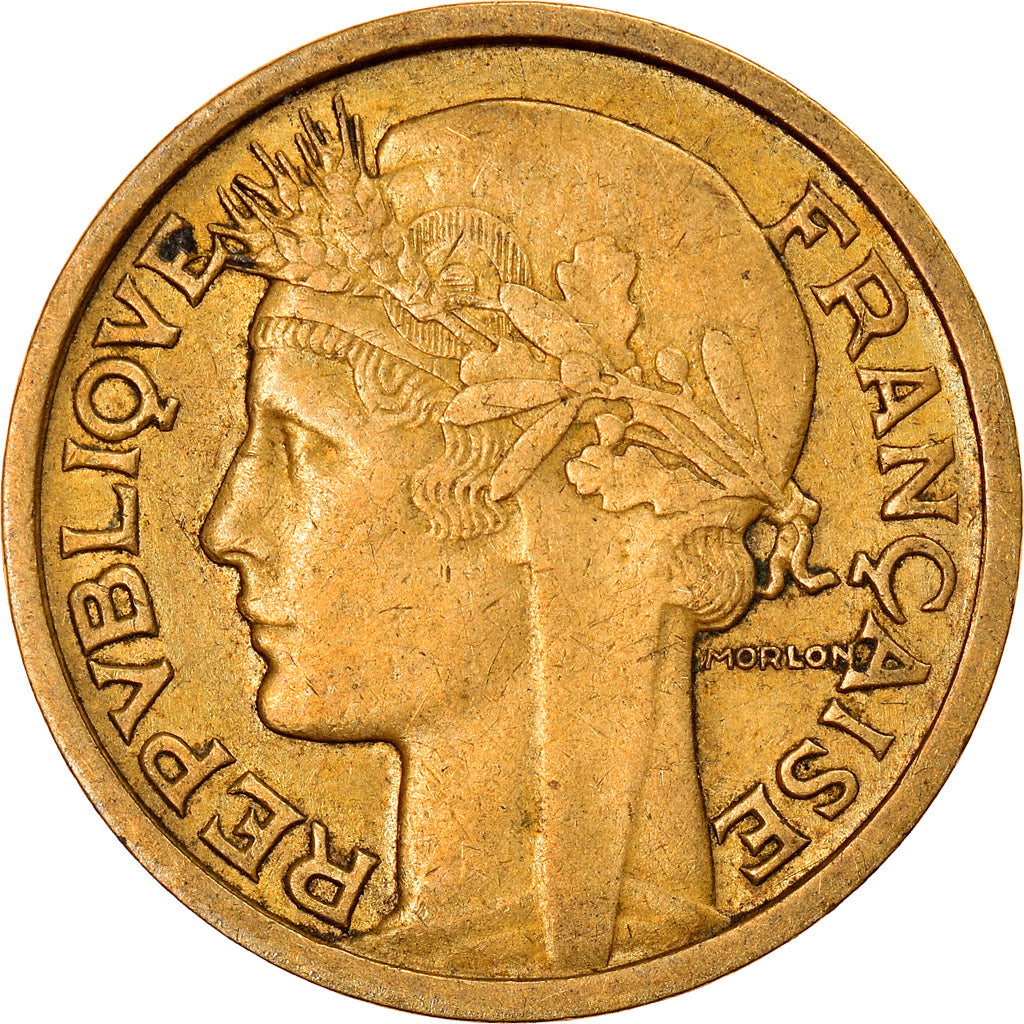 Monnaie, France, Morlon, Franc, 1935, Paris, TTB+, Aluminum-Bronze, Gadoury:470
