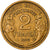 Munten, Frankrijk, Morlon, 2 Francs, 1935, ZF, Aluminum-Bronze, KM:886