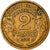 Munten, Frankrijk, Morlon, 2 Francs, 1935, ZF, Aluminum-Bronze, KM:886