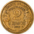 Munten, Frankrijk, Morlon, 2 Francs, 1935, ZF, Aluminum-Bronze, KM:886