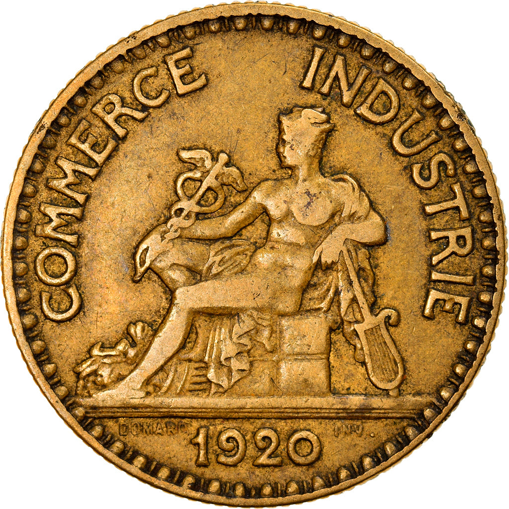 Moneta, Francia, Chambre de commerce, 2 Francs, 1920, Paris, BB