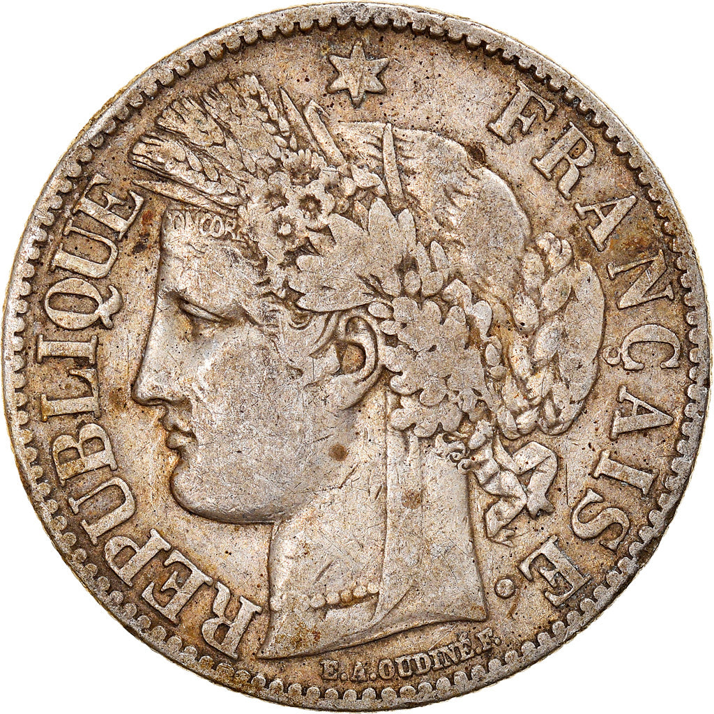 Monnaie, France, Cérès, 2 Francs, 1881, Paris, TB+, Argent, Gadoury:530a