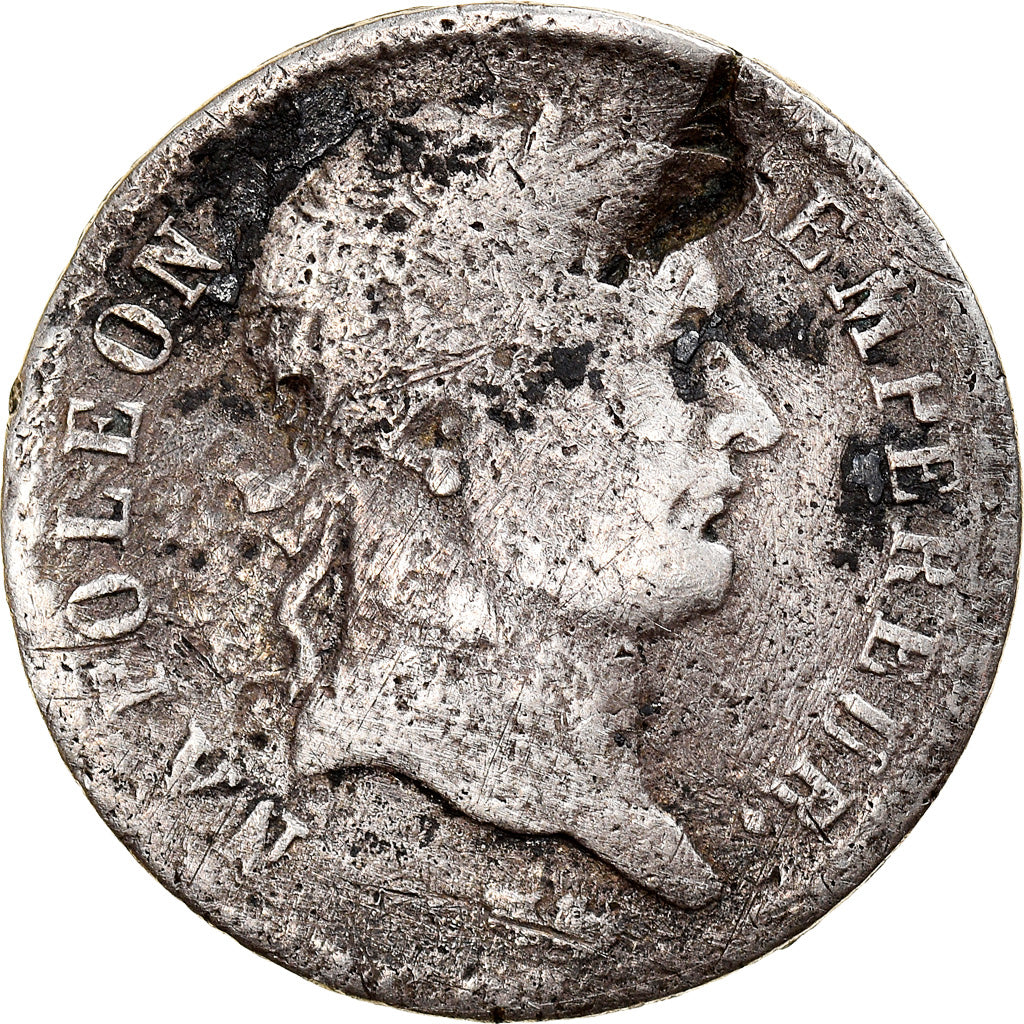 Coin, France, Napoléon I, Franc, 1811, Bordeaux, F(12-15), Silver, KM:692.8