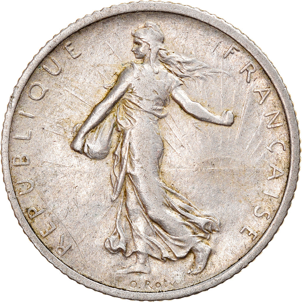 Monnaie, France, Semeuse, Franc, 1902, Paris, TTB, Argent, Gadoury:467, KM:844.1