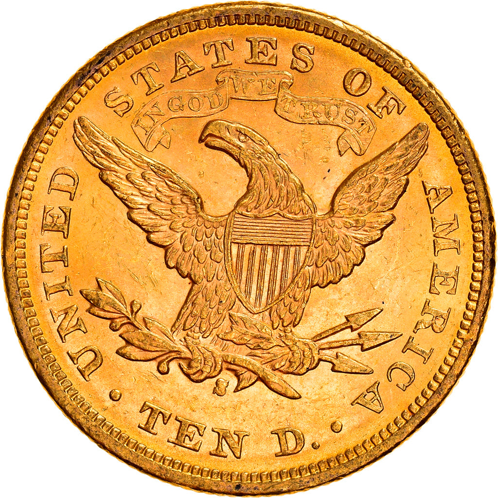 Munten, Verenigde Staten, Coronet Head, $10, Eagle, 1879, U.S. Mint, San