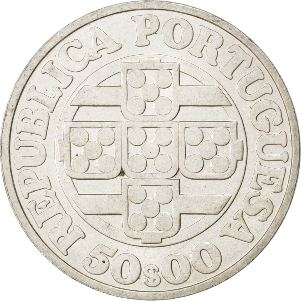 Moneta, Portogallo, 50 Escudos, 1971, BB, Argento, KM:601