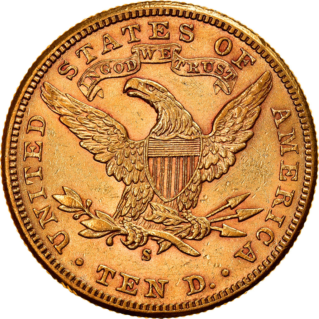 Moneda, Estados Unidos, Coronet Head, $10, Eagle, 1906, U.S. Mint, San