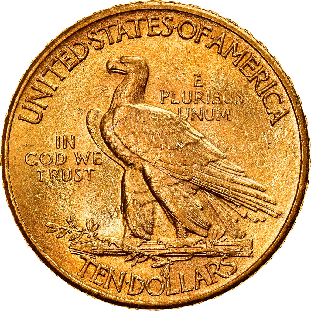 Moneda, Estados Unidos, Indian Head, $10, Eagle, 1908, U.S. Mint, Philadelphia