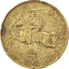 LITHUANIA, Centas, 1925, King's Norton, KM #71, VF(20-25), Aluminum-Bronze, 16,.