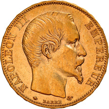Coin, France, Napoleon III, Napoléon III, 20 Francs, 1855, Strasbourg
