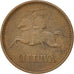 Lituania, Centas, 1936, BB, Bronzo, KM:79