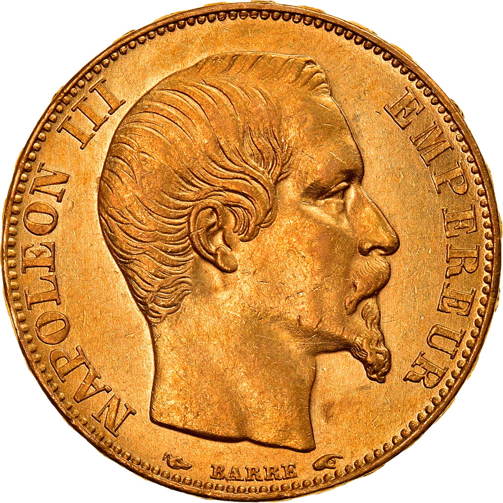 Coin, France, Napoleon III, Napoléon III, 20 Francs, 1854, Paris, AU(55-58)