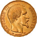 Moneta, Francja, Napoleon III, 20 Francs, 1855, Paris, AU(50-53), Złoto