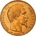 Moneta, Francja, Napoleon III, 20 Francs, 1855, Paris, AU(55-58), Złoto