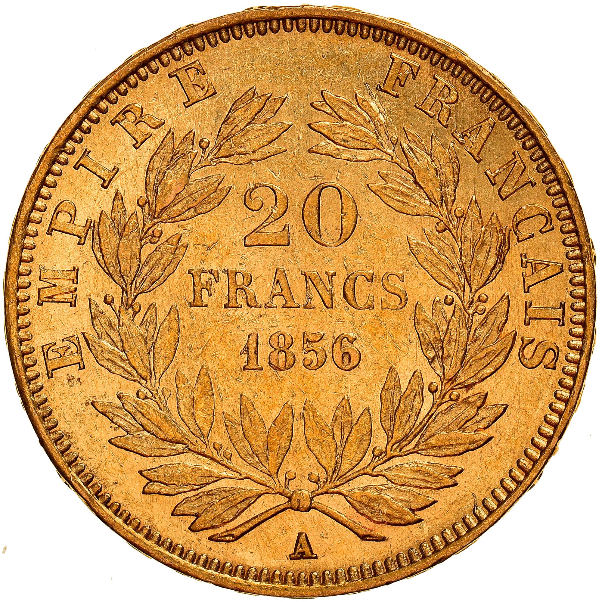 Monnaie, France, Napoleon III, Napoléon III, 20 Francs, 1856, Paris, TTB+, Or