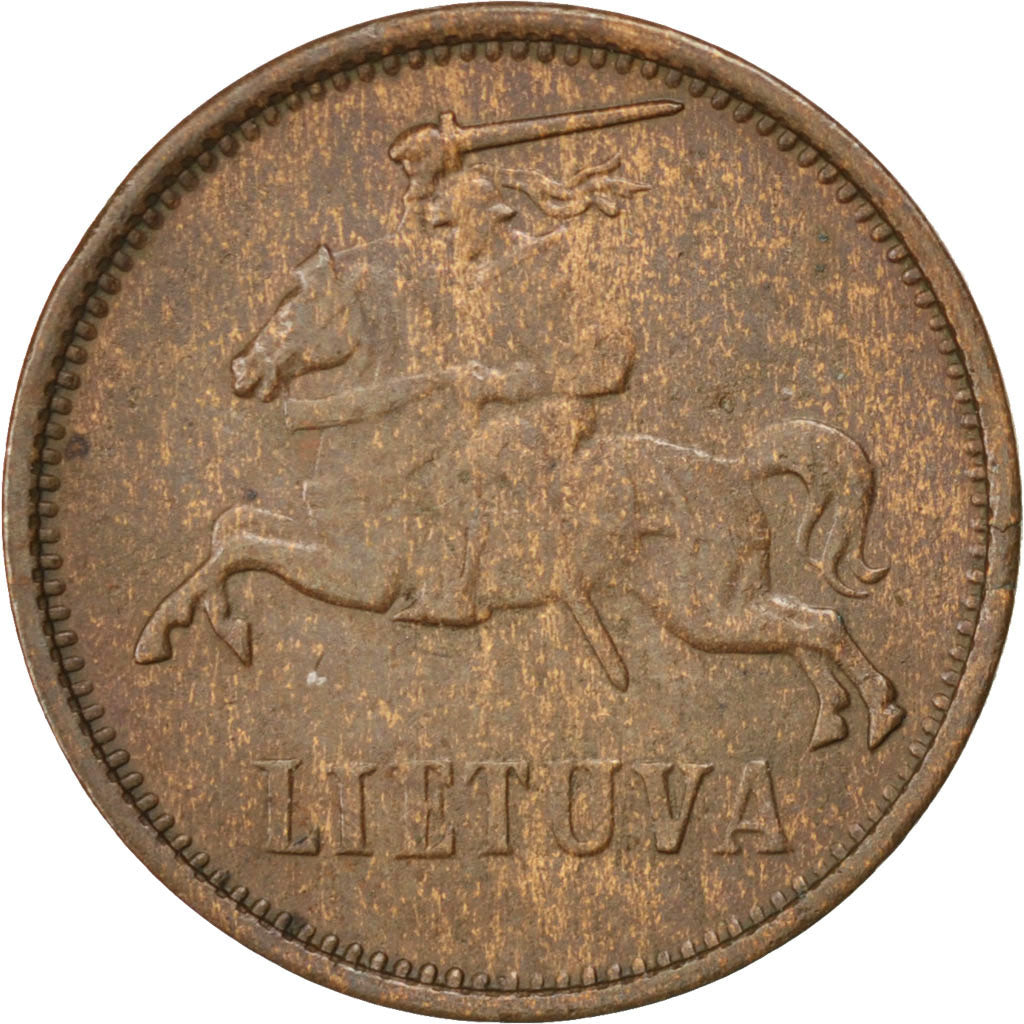 Lituania, 2 Centai, 1936, BB, Bronzo, KM:80