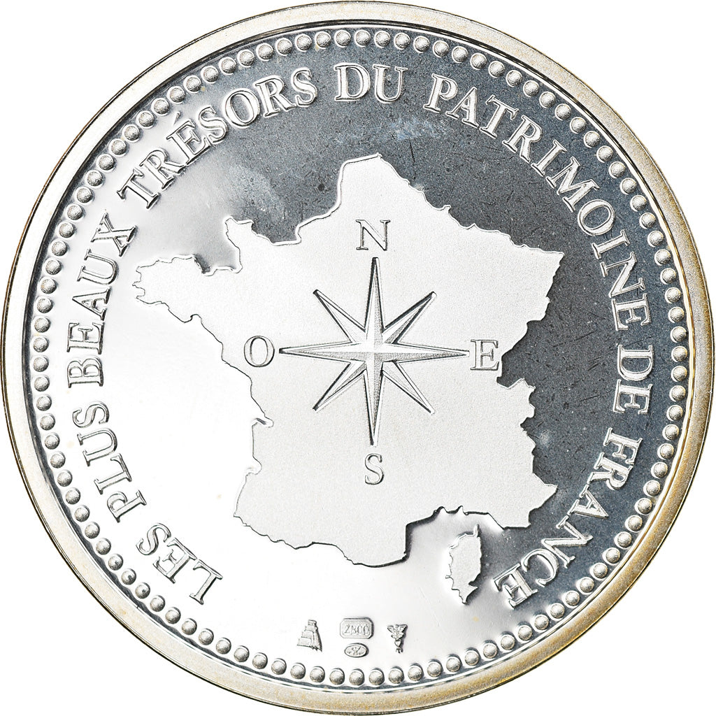 France, Medal, Cathédrale de Reims, Arts & Culture, MS(65-70), Silver