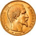 Moneta, Francia, Napoleon III, 20 Francs, 1857, Paris, SPL-, Oro, KM:781.1