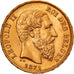 Moneta, Belgia, Leopold II, 20 Francs, 20 Frank, 1871, AU(55-58), Złoto, KM:37