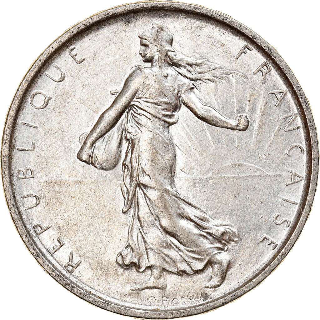 Coin, France, Semeuse, 5 Francs, 1966, Paris, AU(55-58), Silver, KM:926