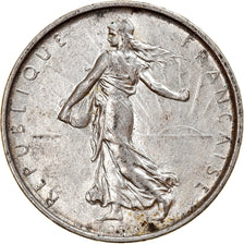 Moneta, Francja, Semeuse, 5 Francs, 1967, Paris, AU(50-53), Srebro, KM:926