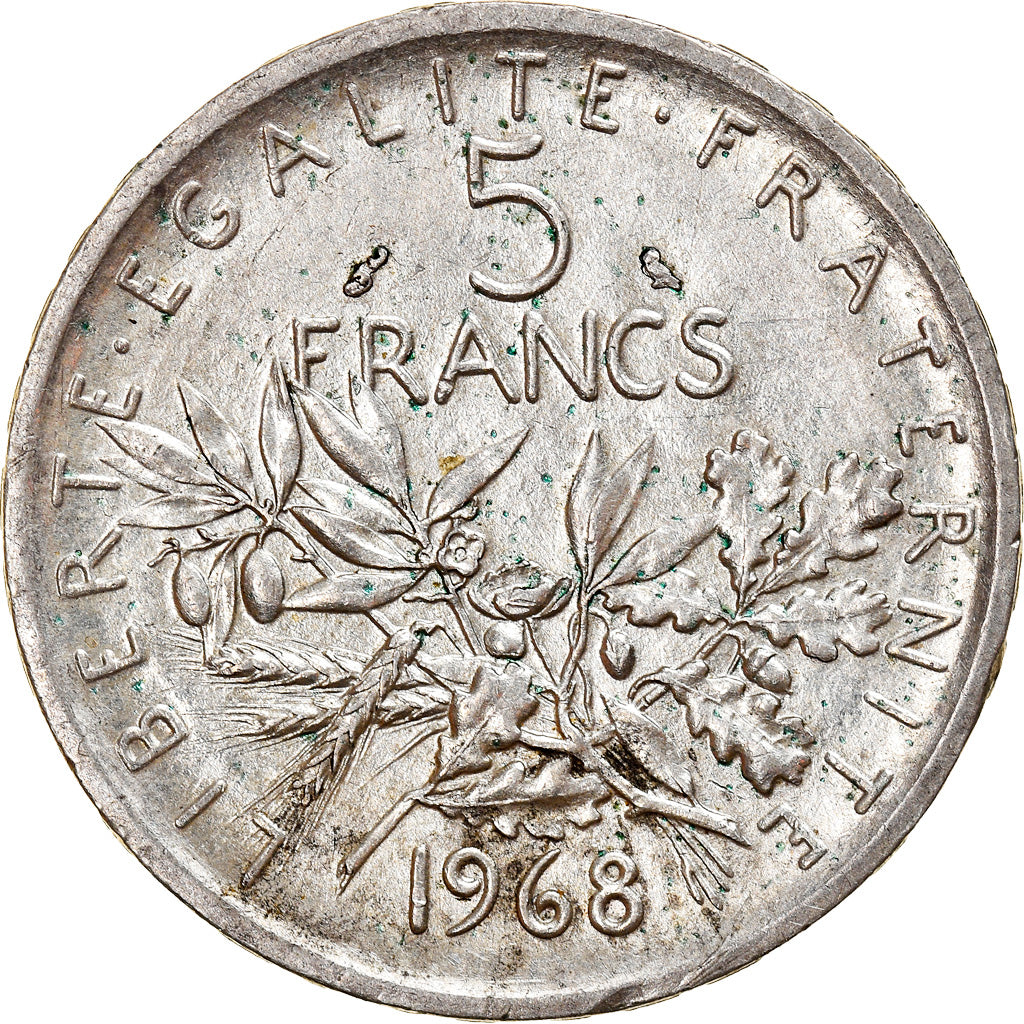 Monnaie, France, Semeuse, 5 Francs, 1968, Paris, TTB+, Argent, Gadoury:770