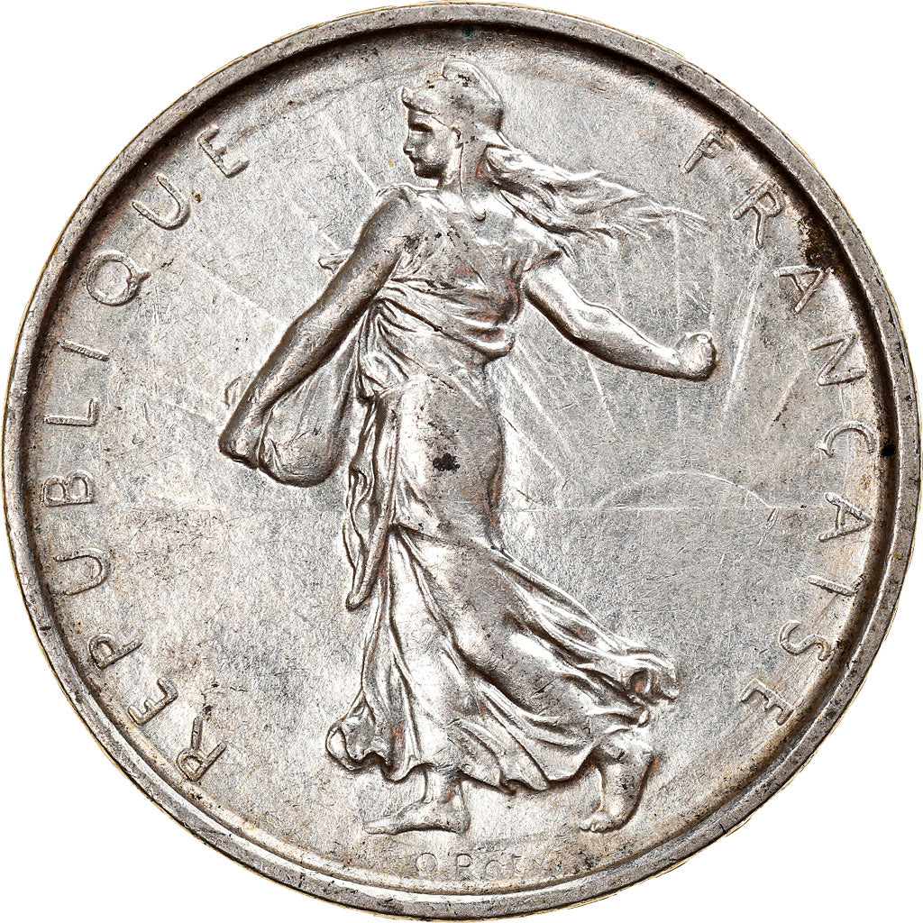Moneta, Francia, Semeuse, 5 Francs, 1968, Paris, BB+, Argento, KM:926