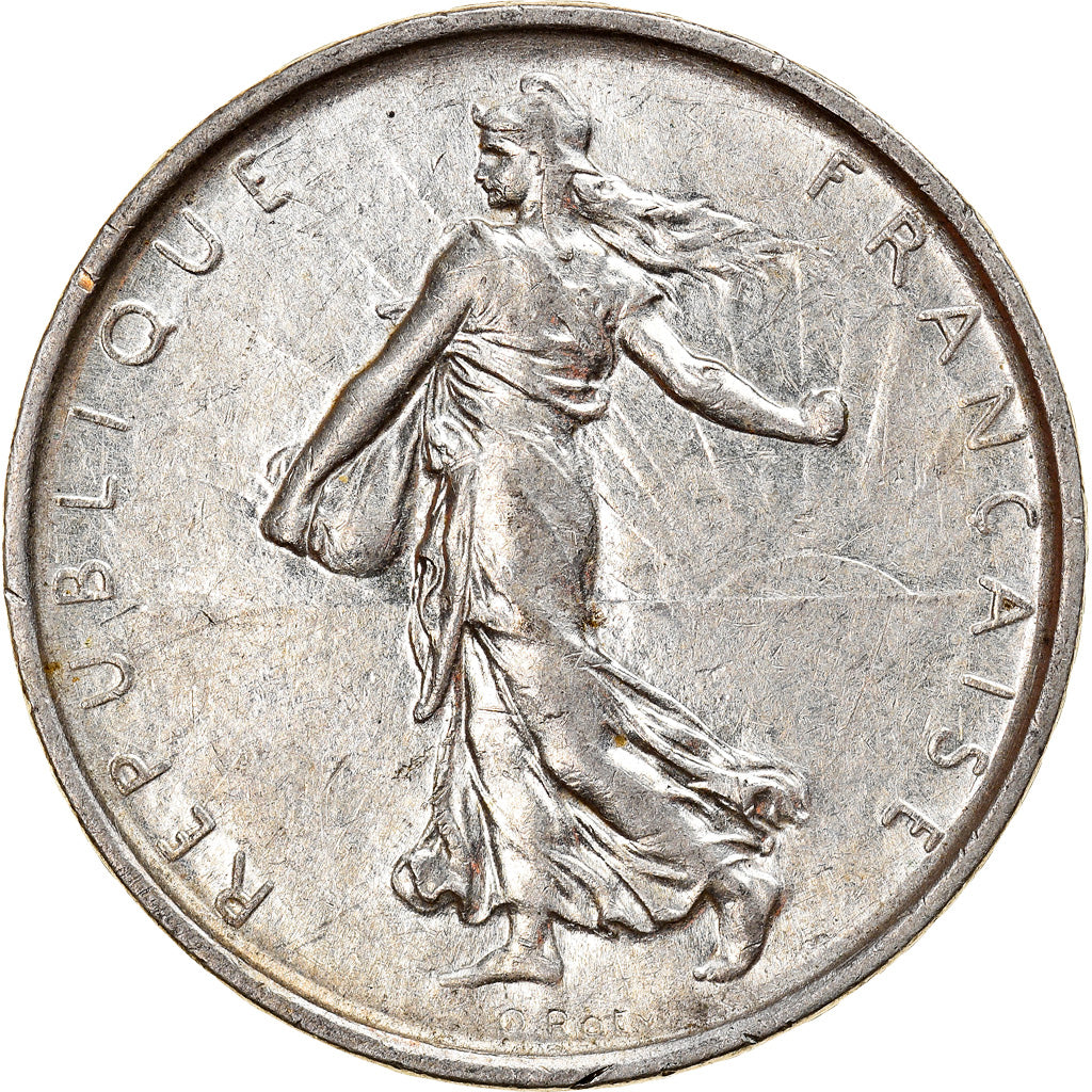 Moneta, Francia, Semeuse, 5 Francs, 1968, Paris, SPL-, Argento, KM:926
