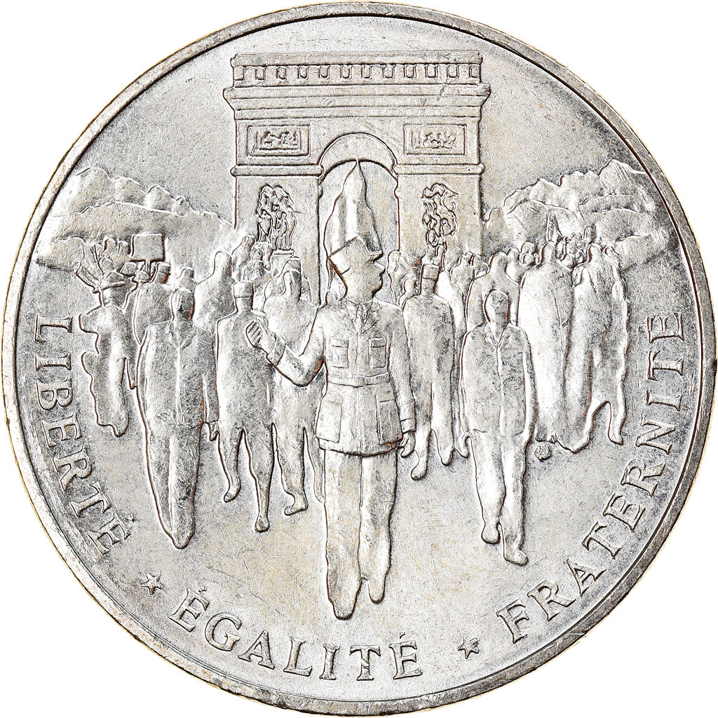 Moneta, Francja, Libération de Paris, 100 Francs, 1994, Paris, AU(55-58)