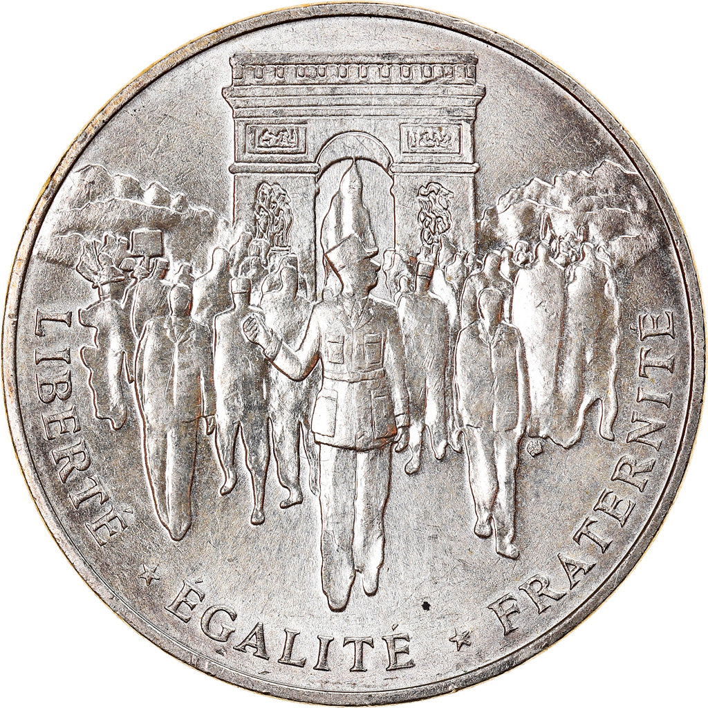 Münze, Frankreich, Libération de Paris, 100 Francs, 1994, Paris, VZ, Silber