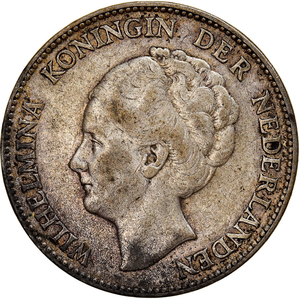 Moneta, Paesi Bassi, Wilhelmina I, Gulden, 1930, BB, Argento, KM:161.1