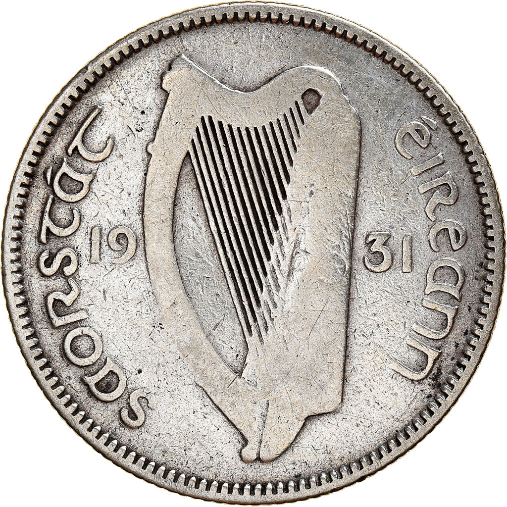 Münze, IRELAND REPUBLIC, Shilling, 1931, S, Silber, KM:6
