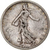 Moneda, Francia, Semeuse, Franc, 1900, Paris, BC+, Plata, KM:844.1, Gadoury:467