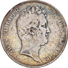 Moneta, Francja, Louis-Philippe, 5 Francs, 1830, Lyon, Sans le I, F(12-15)