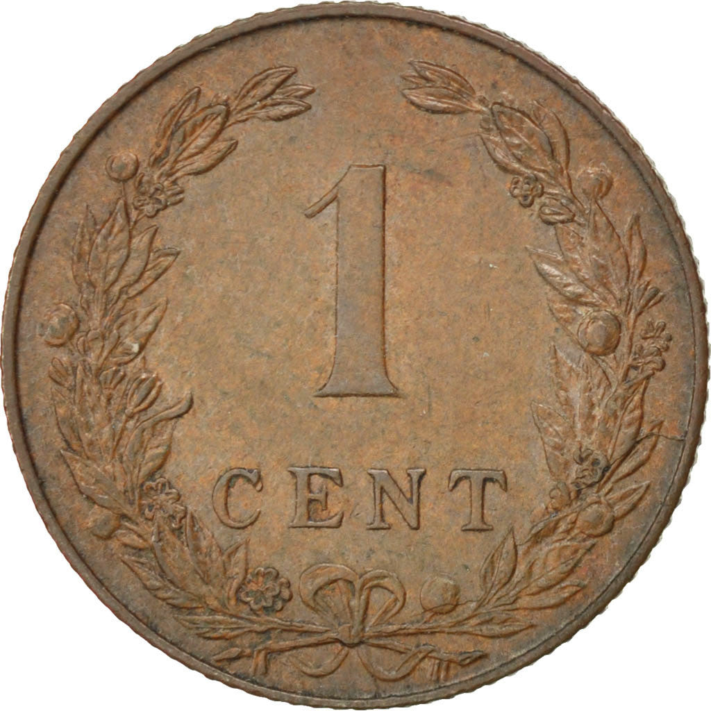 Coin, Netherlands, Wilhelmina I, Cent, 1902, EF(40-45), Bronze, KM:132.1